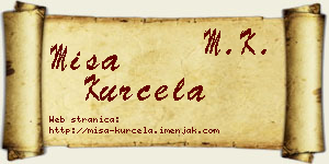 Miša Kurćela vizit kartica